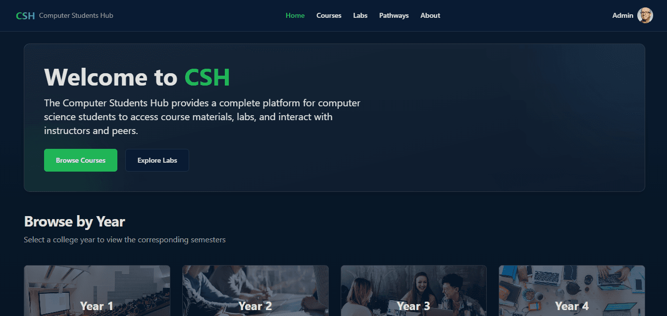 CSH — Computer Students Hub screenshot